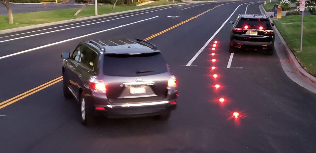 Car on road